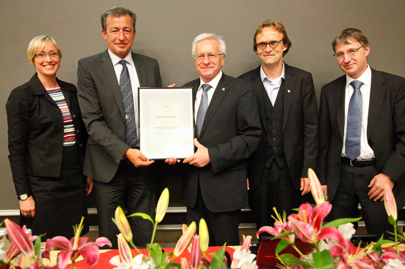 Teilsystemakkreditierung des Fachbereichs (2013)