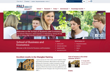 Englische Webseite des Fachbereichs präsentiert sich neu