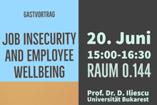 Zum Artikel "Einladung zum Vortrag von Prof. Dr. Iliescu, Universität Bukarest, am 20. Juni 2018"