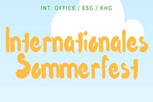 Einladung zum Internationalen Sommerfest der WiSo