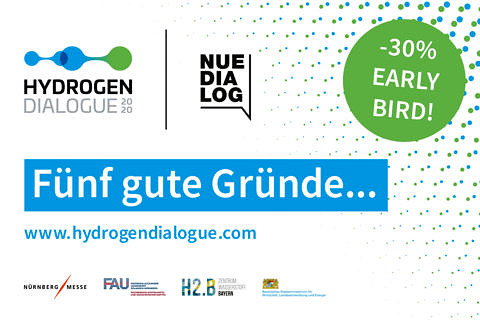 Zum Artikel "Fünf gute Gründe für die Teilnahme am #HYDROGEN DIALOGUE & #NUEdialog"
