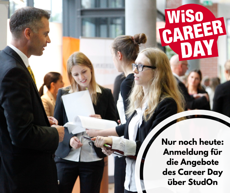 Nur noch heute: Anmeldung für den Career Day 2022