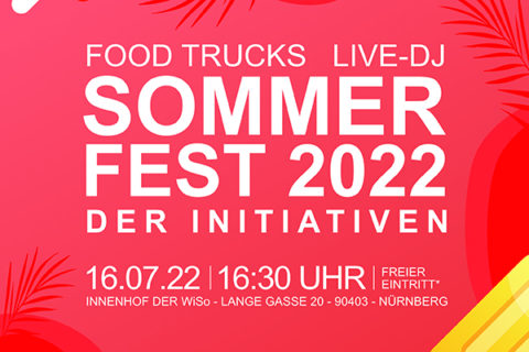 Plakat des Studierenden Sommerfests 2022