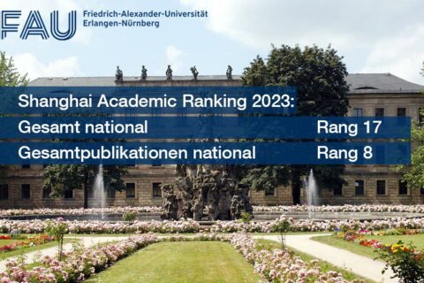 Zum Artikel "Shanghai-Ranking 2023: FAU unter den Top 20 Universitäten national"