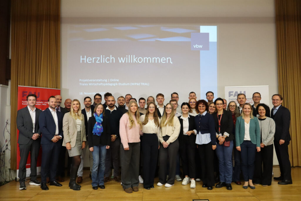 Offizieller Auftakt des Studienprogramms WiPäd trial an der FAU WiSo