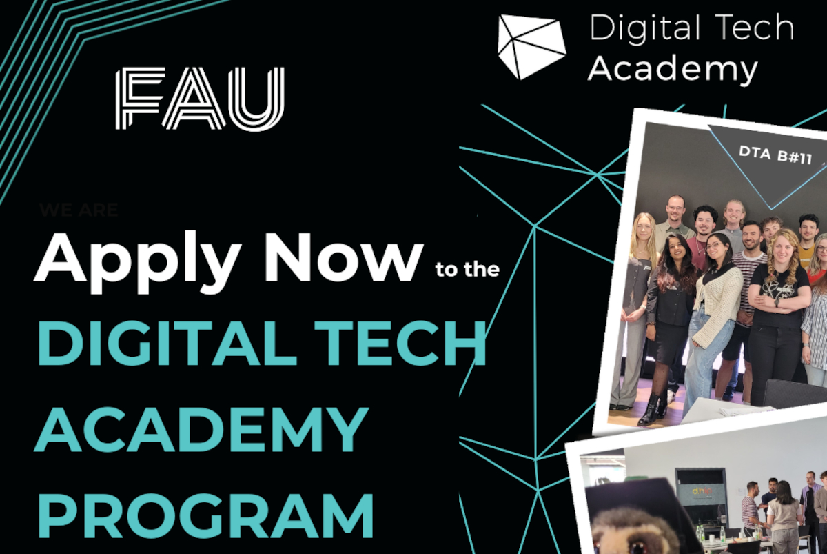Noch bis zum 8.2 für das FAU DTA B#12 bewerben!
