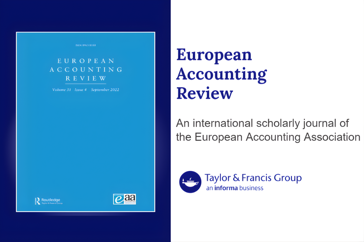 Publikation des Lehrstuhls für Rechnungswesen und Controlling der FAU WiSo im European Accounting Review (VHB A)